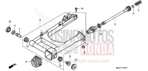 BRAS OSCILLANT (VT1100C2) VT1100C2T de 1996